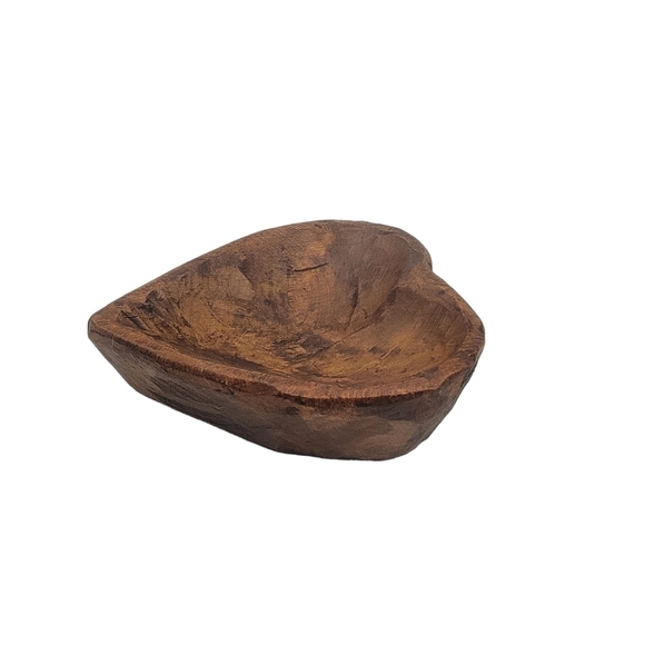 HANDCARVED wooden heart - Picture 3 of 9